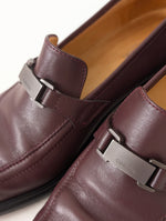 Lade das Bild in den Galerie-Viewer, *Calvin Klein* Loafer Weinrot Leder (38)
