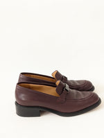 Lade das Bild in den Galerie-Viewer, *Calvin Klein* Loafer Weinrot Leder (38)
