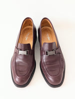 Lade das Bild in den Galerie-Viewer, *Calvin Klein* Loafer Weinrot Leder (38)
