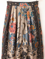 Lade das Bild in den Galerie-Viewer, RARE 70s Rock Bohemian Print Pfau (S-M)
