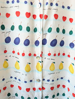 Lade das Bild in den Galerie-Viewer, Bluse Obst Print 80s Fruits (M-L)
