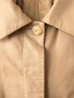 Lade das Bild in den Galerie-Viewer, Lederjacke Cropped Y2K Beige (S-M)
