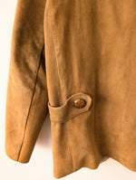 Lade das Bild in den Galerie-Viewer, Wildleder Jacke 70s Blazer Cognac (M-L)
