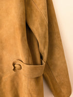 Lade das Bild in den Galerie-Viewer, Wildleder Jacke 70s Blazer Cognac (M-L)
