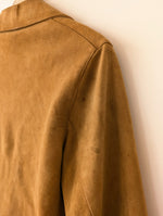 Lade das Bild in den Galerie-Viewer, Wildleder Jacke 70s Blazer Cognac (M-L)
