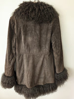 Lade das Bild in den Galerie-Viewer, RARE Leder Shearling Mantel Penny Lane (M)
