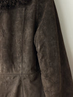 Lade das Bild in den Galerie-Viewer, RARE Leder Shearling Mantel Penny Lane (M)
