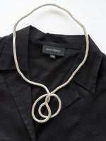 Lade das Bild in den Galerie-Viewer, Flexible Kette Wave 14k Silber Snake
