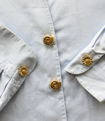 Lade das Bild in den Galerie-Viewer, Knopf Brosche Gold • Muschel &amp; Blume
