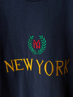Lade das Bild in den Galerie-Viewer, Shirt New York Stick Dunkelblau (L)
