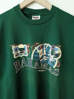 Lade das Bild in den Galerie-Viewer, Shirt Bahamas Marine Print Singlestitched (L-XL)
