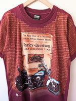 Lade das Bild in den Galerie-Viewer, *Harley Davidson* RARE Shirt '95 Rot Singlestitched (L)
