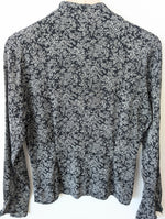 Lade das Bild in den Galerie-Viewer, Bluse Bohemian Rosen Print Schwarz (S-M)
