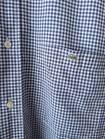 Lade das Bild in den Galerie-Viewer, *Lacoste* Hemd Gingham Karo Blau (M-L)
