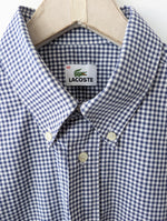 Lade das Bild in den Galerie-Viewer, *Lacoste* Hemd Gingham Karo Blau (M-L)
