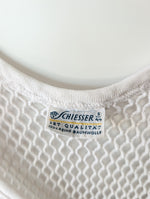 Lade das Bild in den Galerie-Viewer, *Schiesser* Tanktop Mesh Netzstoff Weiß (M-L)
