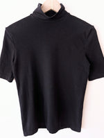 Lade das Bild in den Galerie-Viewer, *Wolford* Shirt AURORA Rollkragen Schwarz (M/L)
