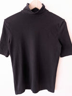 Lade das Bild in den Galerie-Viewer, *Wolford* Shirt AURORA Rollkragen Schwarz (M/L)
