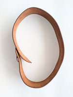 Lade das Bild in den Galerie-Viewer, Leder Taillen Gürtel 80s Statement Cognac (80-100)
