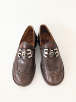 Lade das Bild in den Galerie-Viewer, *Aigner* RARE Grunge Loafer Leder (42-43)
