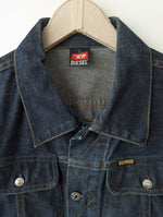 Lade das Bild in den Galerie-Viewer, *Diesel* Jeansjacke Blouson Indigoblau (L)
