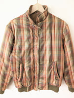 Lade das Bild in den Galerie-Viewer, Bomberjacke Blouson 90s Tartan (S-M)
