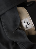 Lade das Bild in den Galerie-Viewer, *Burberry* Trenchcoat Zweireiher Schwarz INKL. Innenfutter Weste (L)
