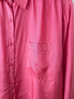 Lade das Bild in den Galerie-Viewer, *Seide* Bluse Premium Basic Pink (M-L)
