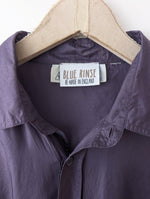 Lade das Bild in den Galerie-Viewer, *Seide* Bluse Kurzarm Premium Basic Lila (S)
