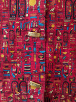 Lade das Bild in den Galerie-Viewer, Bluse Ägyptischer Print Rot Heavin (M-L)
