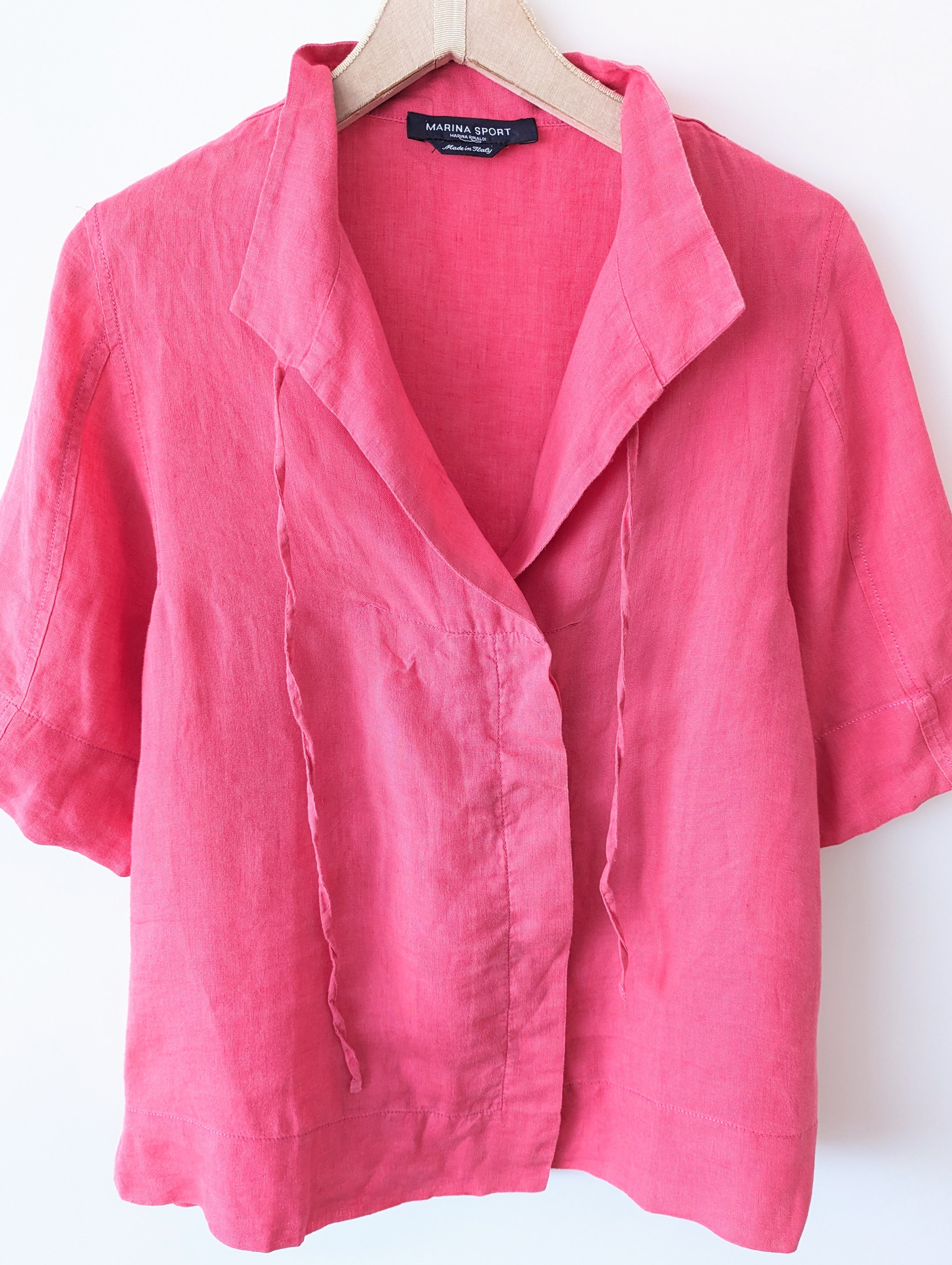 *Leinen* Bluse Premium Basic Pink Heavin (L-XL)
