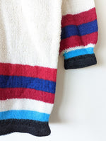 Lade das Bild in den Galerie-Viewer, *Handmade* Pullover Handmade 80s Stripes Heavin (M)
