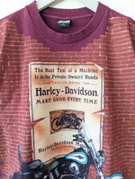 Lade das Bild in den Galerie-Viewer, *RARE Harley Davidson* Shirt 1995 Rot Singlestitched Heavin (L)
