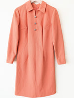 Lade das Bild in den Galerie-Viewer, *70s* Kleid Apricot Deadstock Heavin (S-M)
