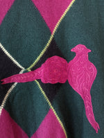 Lade das Bild in den Galerie-Viewer, *Angora* Pullover Fasan Stickerei Wolle Heavin (M-L)
