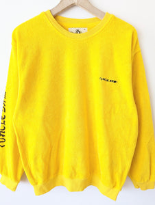 *Frottee* Sweater Gelb Y2K USA Heavin (M)