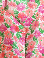 Lade das Bild in den Galerie-Viewer, *Handmade* Bluse 80s Blumen Print Pink Heavin (L-XL)
